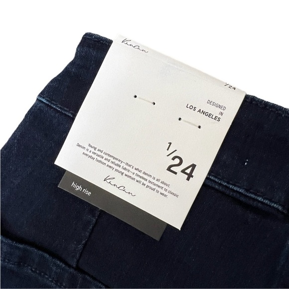 Kancan Dark Wash High Rise Flare Jeans - Picture 8 of 15